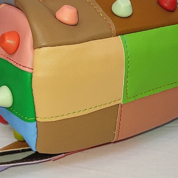 Patchwork Leather Crossbody Bag - Picture 6 of 14